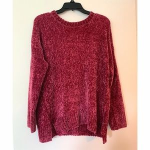 Super soft Pink chenille sweater Westbound size L